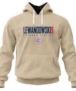 Robert Lewandowski Sand Hoodie Dynamic Chicago Fire Style