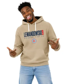 Robert Lewandowski Sand Hoodie Dynamic Chicago Fire Style