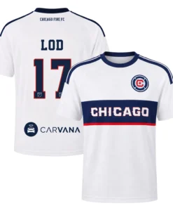 Robin Lod Chicago Fire White Jersey Exclusive Fan Gear