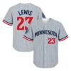 Royce Lewis Gray Twins Jersey Unique Road Pinstripe