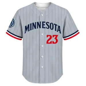 Royce Lewis Gray Twins Jersey Unique Road Pinstripe