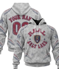 RSL Fleece Hoodie Remarkable Retro Gray