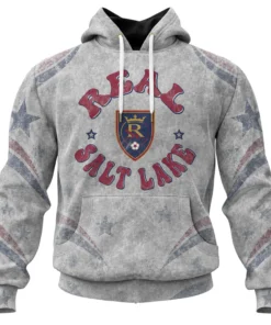 RSL Fleece Hoodie Remarkable Retro Gray