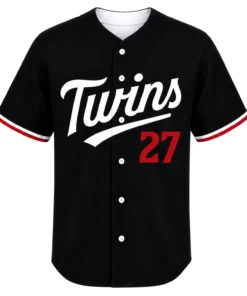 Ryan Jeffers Minnesota Twins Jersey Dynamic Black