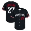Ryan Jeffers Twins Baseball Jersey Bold Black Alternate