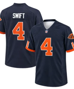 S-7XL D'Andre Swift Chicago Bears Jersey Dynamic NFL apparel