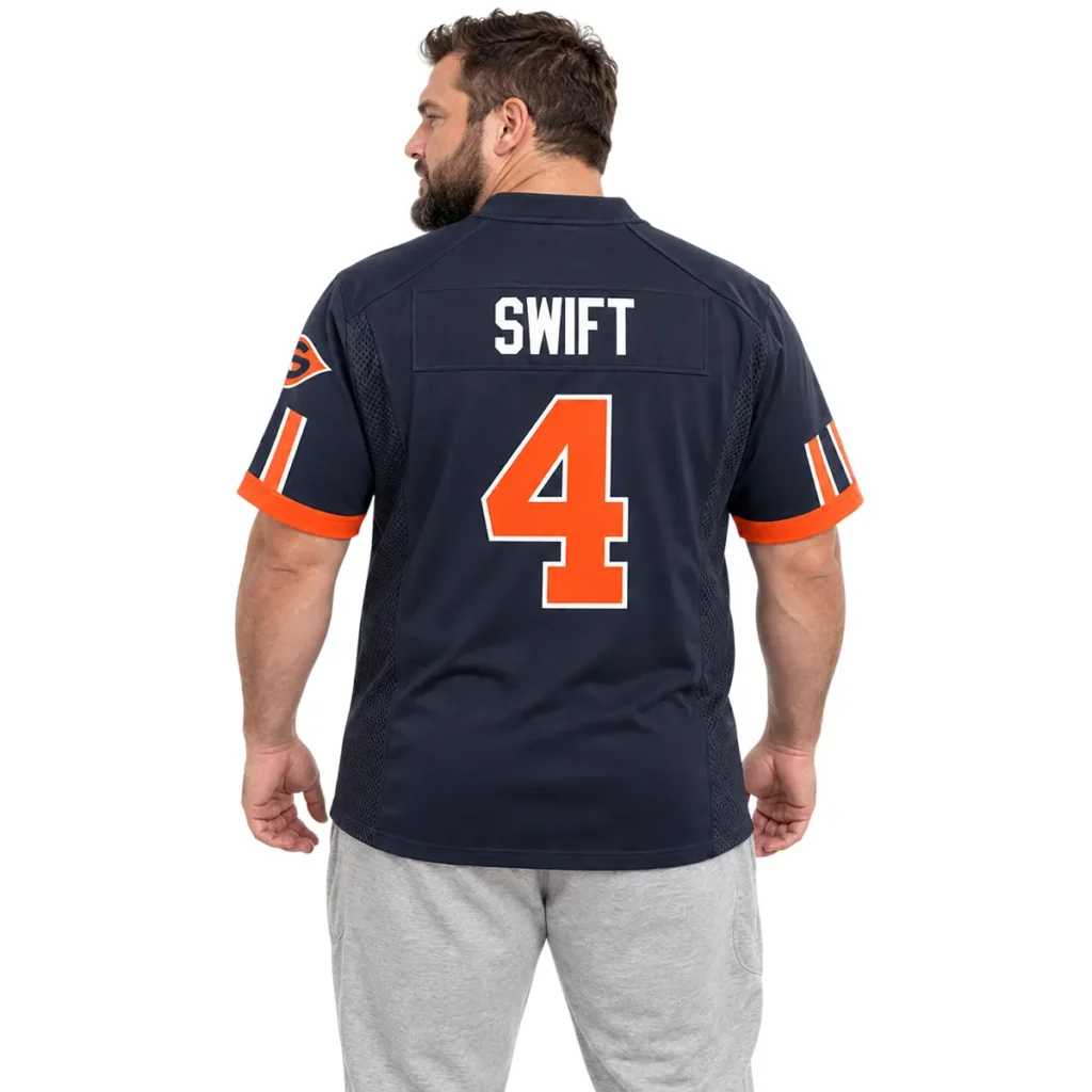 S-7XL D'Andre Swift Chicago Bears Jersey Dynamic NFL apparel