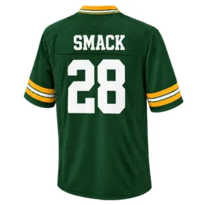 S-7XL Trey Smack Packers Jersey Game Day Radiant Fan Style