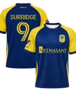 Sam Surridge Nashville SC Navy Jersey Dynamic Soccer Style
