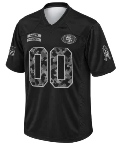 San Francisco 49ers Black Jersey Bold 2026 Salute to Service