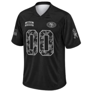 San Francisco 49ers Black Jersey Bold 2026 Salute to Service