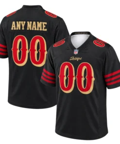 San Francisco 49ers Black Jersey Elite Rivalries Style