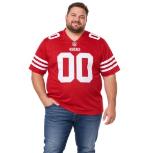 San Francisco 49ers Red Jersey Bold Custom Team Game