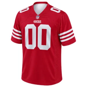 San Francisco 49ers Red Jersey Bold Custom Team Game