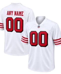 San Francisco 49ers White Jersey Brilliant Alternate Style