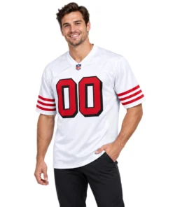 San Francisco 49ers White Jersey Brilliant Alternate Style