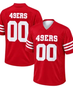 San Francisco Red Jersey Elite 49ers Team Style