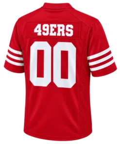 San Francisco Red Jersey Elite 49ers Team Style