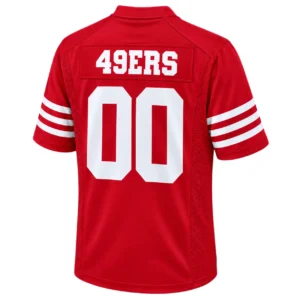 San Francisco Red Jersey Elite 49ers Team Style