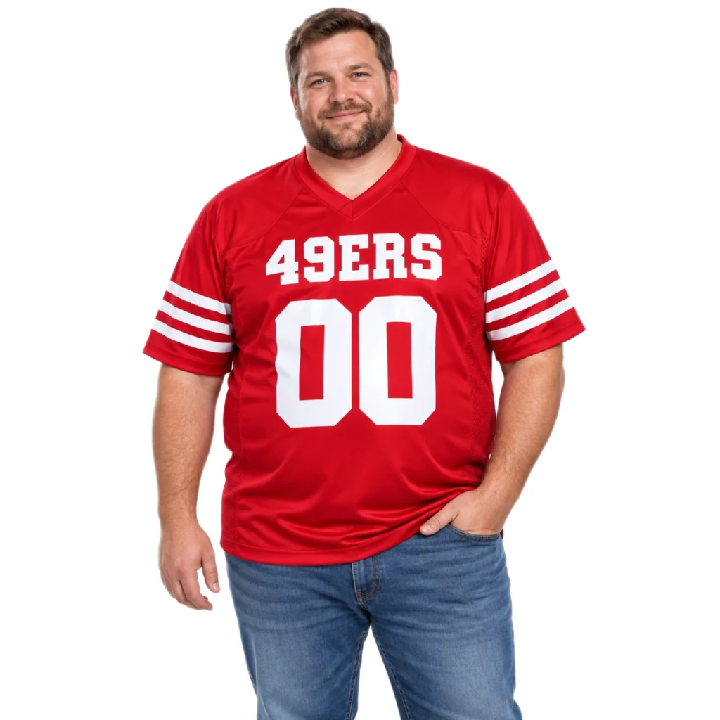 San Francisco Red Jersey Elite 49ers Team Style