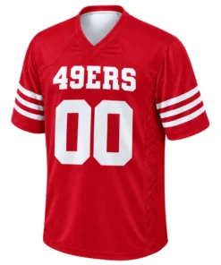 San Francisco Red Jersey Elite 49ers Team Style