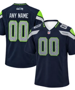 Seattle Seahawks Home Jersey 2026 Bold Custom NFL baseball