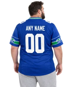 Seattle Seahawks Throwback Jersey 2026 Vibrant Custom Name and Number