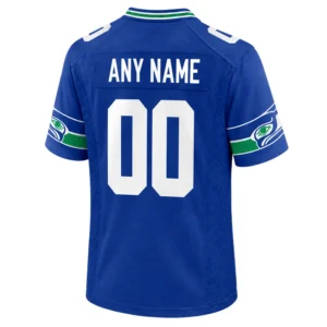 Seattle Seahawks Throwback Jersey 2026 Vibrant Custom Name and Number