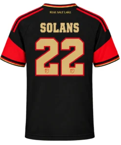 Sergi Solans RSL Black Jersey Remarkable Red Graphic