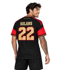 Sergi Solans RSL Black Jersey Remarkable Red Graphic