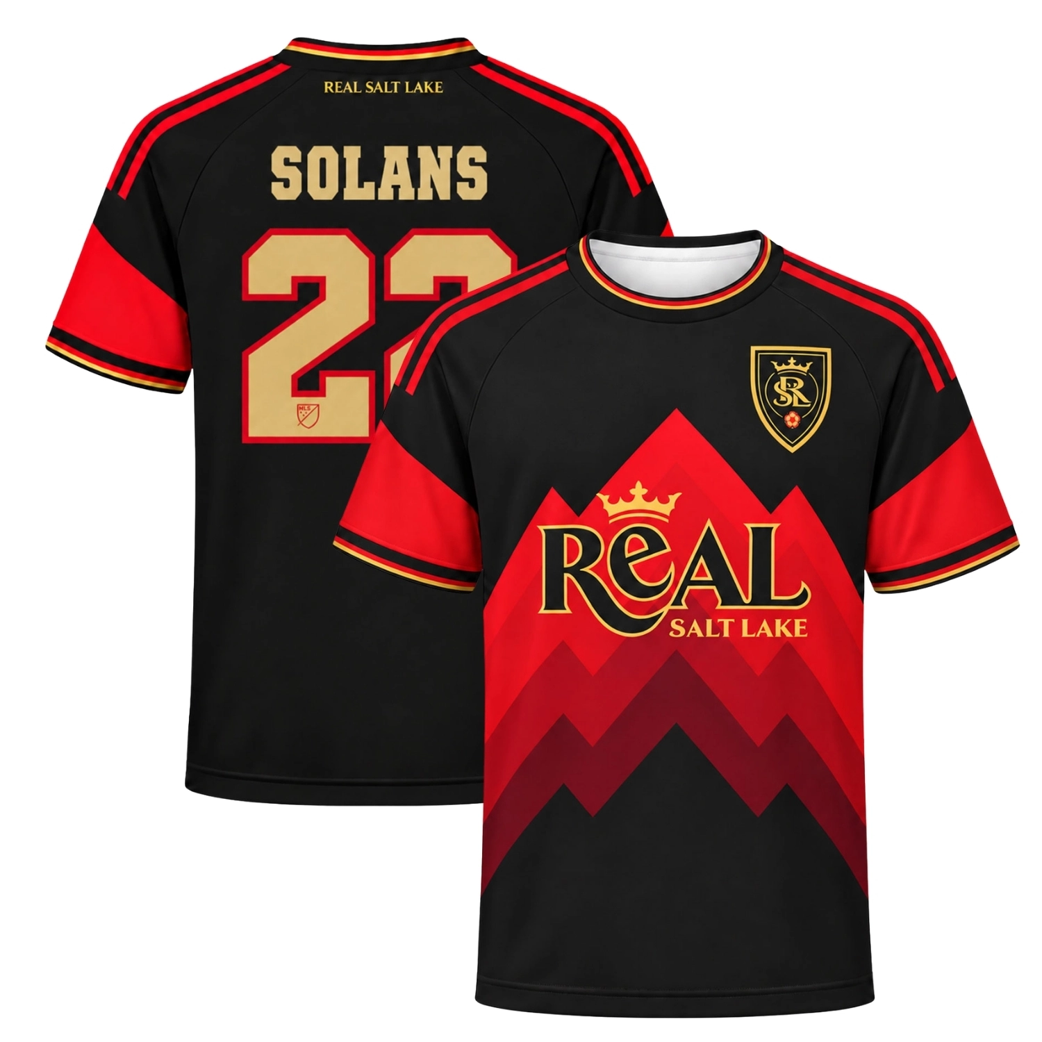 Sergi Solans RSL Black Jersey Remarkable Red Graphic