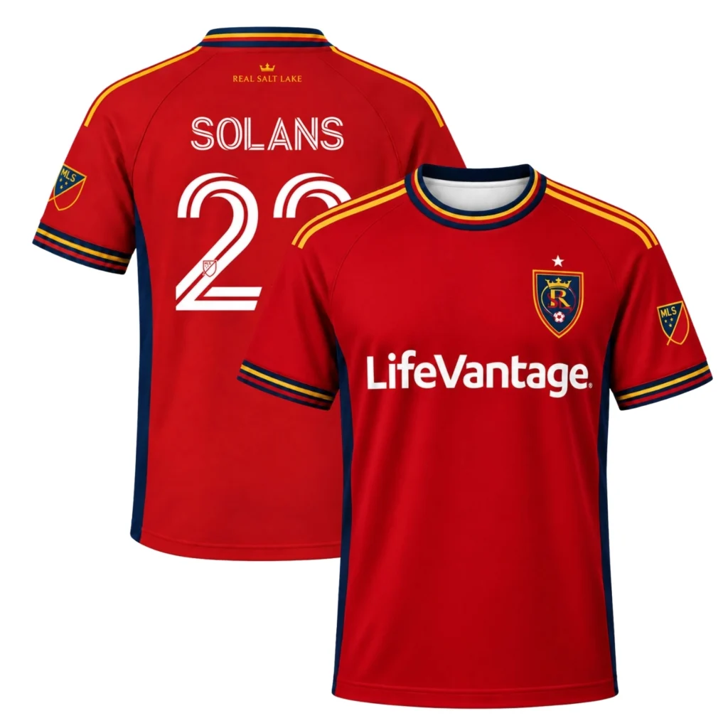 Sergi Solans RSL Jersey Bold Red Matchday Style