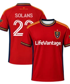 Sergi Solans RSL Jersey Bold Red Matchday Style