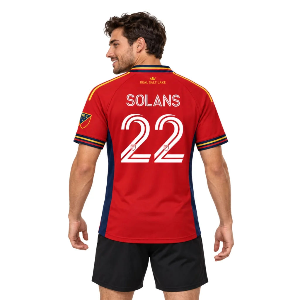 Sergi Solans RSL Jersey Bold Red Matchday Style