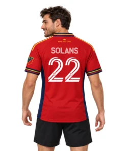 Sergi Solans RSL Jersey Bold Red Matchday Style
