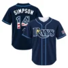 Simpson Tampa Bay Rays 2026 Jersey Remarkable Fan Gear
