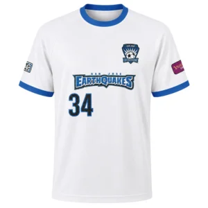 SJ Earthquakes Jersey Beau Leroux – Epic Fan Apperal