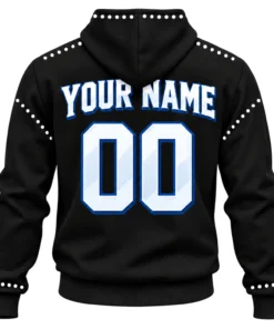 SKC Hoodie Dynamic Black Soccer Graphic