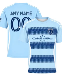 Sporting KC Home Jersey Bold Light Blue Hoops