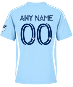 Sporting KC Home Jersey Bold Light Blue Hoops