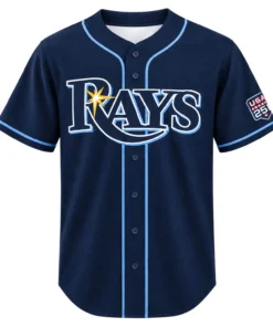 Tampa Bay Rays Yandy Diaz Navy Jersey Bold Wear