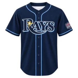 Tampa Bay Rays Yandy Diaz Navy Jersey Bold Wear