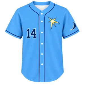 TB Rays Blue Jersey Chandler Simpson Powerful Wear