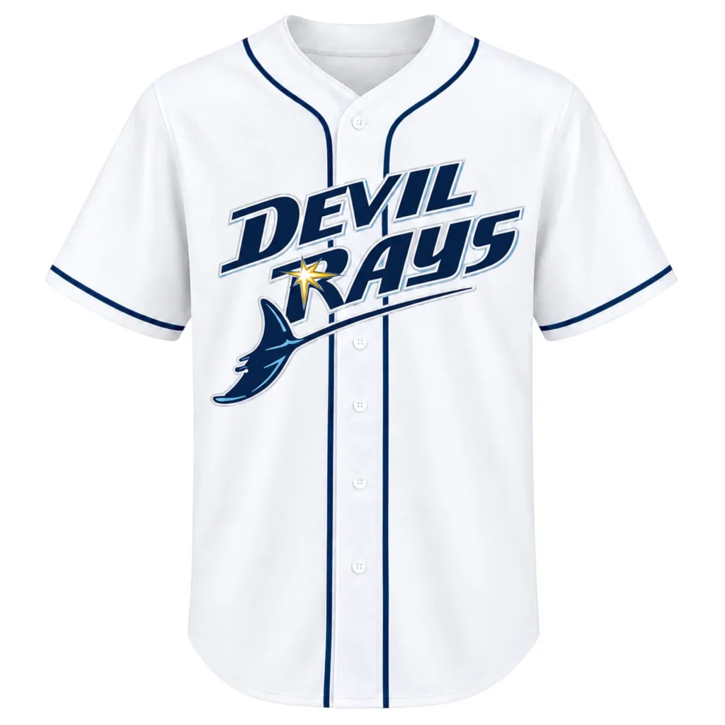TB Rays Jersey Junior Caminero Signature Bold Fan Apparel