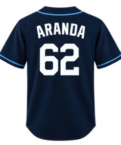 TB Rays Navy Jersey Jonathan Aranda Dynamic