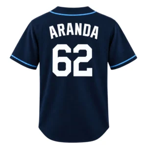 TB Rays Navy Jersey Jonathan Aranda Dynamic