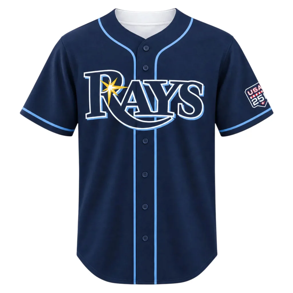 TB Rays Navy Jersey Jonathan Aranda Dynamic