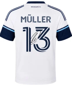 Thomas Muller Whitecaps Jersey Signature Bold Fan Style