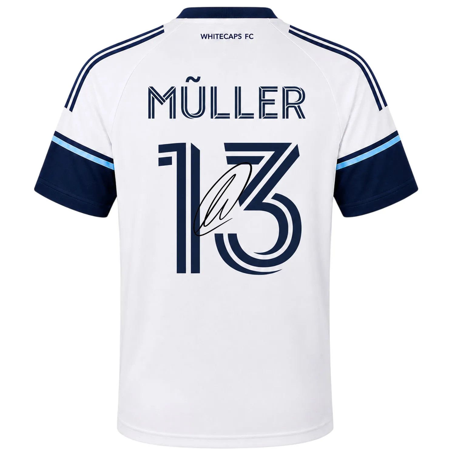 Thomas Muller Whitecaps Jersey Signature Bold Fan Style