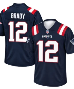 Tom Brady Patriots Jersey Elite Navy Gameday